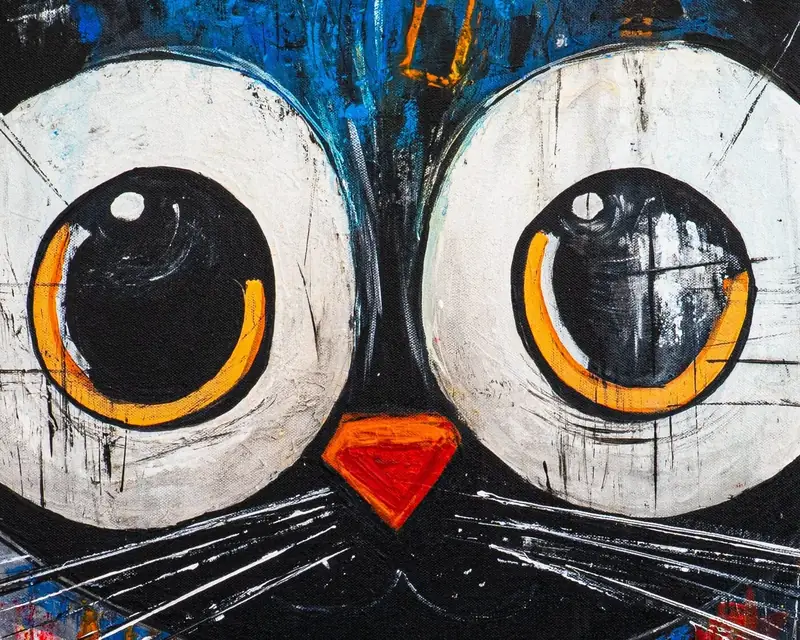 Urban Cat — Eyes, detail