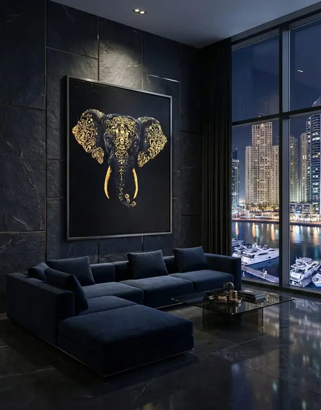 Shakti in Silence — Penthouse, night