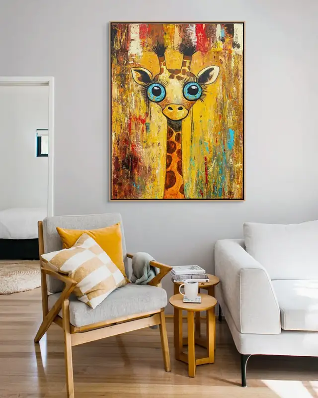 Curious Giraffe — Living room