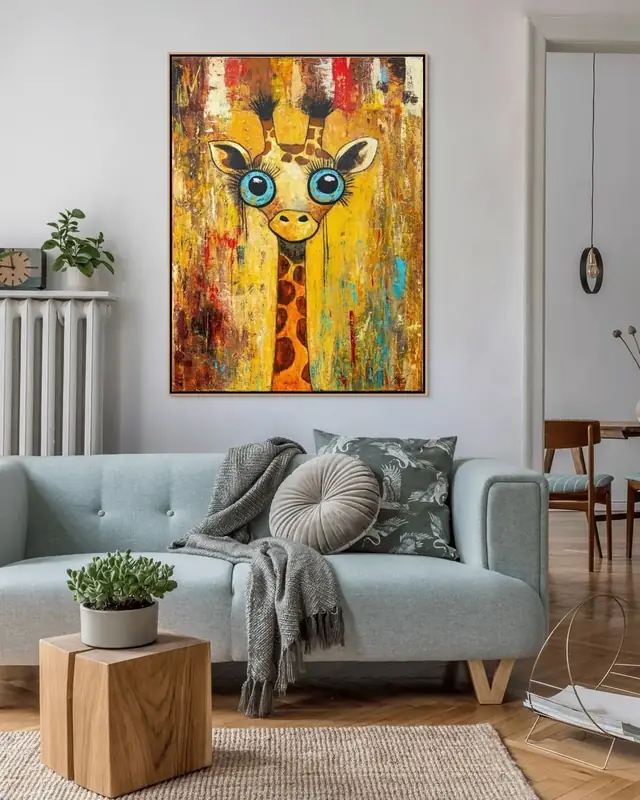 Curious Giraffe — Family room