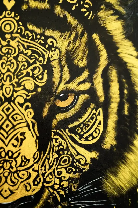 King of Silence — Eyes, detail
